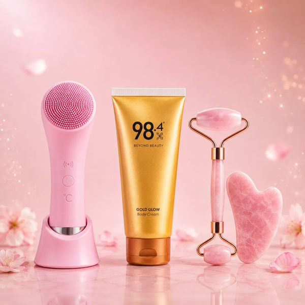 The Radiance Ritual™ — Cleanse, Glow & Sculpt 3-Piece Facial Set